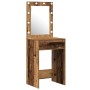 Juego de Tocador de 2 Piezas con LED en Acabado de Madera Vieja de , Tocadores para dormitorios - Ref: Foro24-3334243, Precio...