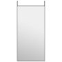 Espejo de puerta cristal y aluminio negro 50x100 cm en Espejos | Comprar online en Foru.es