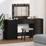 Juego de Tocador de 3 Piezas con LED Negro de Madera de , Tocadores para dormitorios - Ref: Foro24-3334246, Precio: 243,29 €,...