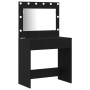 Juego de Tocador de 3 Piezas con LED Negro de Madera de , Tocadores para dormitorios - Ref: Foro24-3334246, Precio: 243,29 €,...