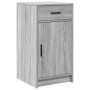 Juego de Tocador de 3 Piezas con LED Madera Elaborada Gris Sonoma de , Tocadores para dormitorios - Ref: Foro24-3334250, Prec...