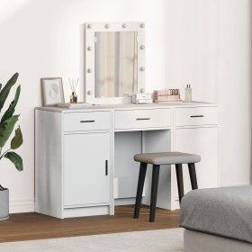Conjunto de tocador de 3 piezas con LED de madera blanca de , Tocadores para dormitorios - Ref: Foro24-3334254, Precio: 213,6...