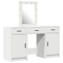 Conjunto de tocador de 3 piezas con LED de madera blanca de , Tocadores para dormitorios - Ref: Foro24-3334254, Precio: 213,6...
