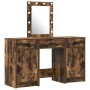 Set de tocador de 3 piezas con LEDs en madera de roble ahumado de , Tocadores para dormitorios - Ref: Foro24-3334258, Precio:...
