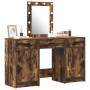 Set de tocador de 3 piezas con LEDs en madera de roble ahumado de , Tocadores para dormitorios - Ref: Foro24-3334258, Precio:...