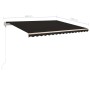 Toldo manual retráctil con postes gris antracita 4x3,5 m de vidaXL, Toldos - Ref: Foro24-3070019, Precio: 452,30 €, Descuento: %