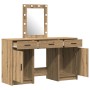 Conjunto de Tocador de 3 Piezas con LED de Madera de Roble Artisan de , Tocadores para dormitorios - Ref: Foro24-3334262, Pre...