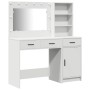 Set de Tocador de 2 Piezas con LED de Madera Blanca de , Tocadores para dormitorios - Ref: Foro24-3334263, Precio: 221,47 €, ...
