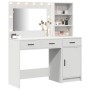 Set de Tocador de 2 Piezas con LED de Madera Blanca de , Tocadores para dormitorios - Ref: Foro24-3334263, Precio: 221,47 €, ...