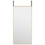 Espejo de puerta cristal y aluminio negro 30x60 cm en Espejos | Comprar online en Foru.es