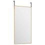 Espejo de puerta cristal y aluminio negro 30x60 cm en Espejos | Comprar online en Foru.es