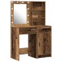 Conjunto de tocador de 2 piezas con LED en madera envejecida de , Tocadores para dormitorios - Ref: Foro24-3334279, Precio: 1...