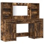 Conjunto de tocador de 3 piezas en madera de roble ahumado de , Tocadores para dormitorios - Ref: Foro24-3334285, Precio: 262...