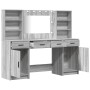 Conjunto de tocador de 3 piezas en gris Sonoma de madera elaborada de , Tocadores para dormitorios - Ref: Foro24-3334286, Pre...