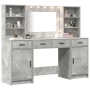 Conjunto de Tocador de 3 Piezas en Gris Concreto de Madera Engineered de , Tocadores para dormitorios - Ref: Foro24-3334284, ...