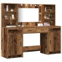 Conjunto de tocador de 3 piezas - Madera vieja de aglomerado de , Tocadores para dormitorios - Ref: Foro24-3334288, Precio: 2...