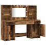 Conjunto de tocador de 3 piezas - Madera vieja de aglomerado de , Tocadores para dormitorios - Ref: Foro24-3334288, Precio: 2...