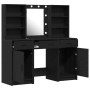 Set de Tocador de 3 Piezas de Madera Engineered Negra de , Tocadores para dormitorios - Ref: Foro24-3334291, Precio: 271,91 €...