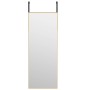 Espejo de puerta cristal y aluminio negro 30x80 cm en Espejos | Comprar online en Foru.es
