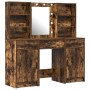 Conjunto de Mesas de Tocador de 3 Piezas Roble Ahumado Madera de Alta Calidad de , Tocadores para dormitorios - Ref: Foro24-3...