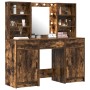 Conjunto de Mesas de Tocador de 3 Piezas Roble Ahumado Madera de Alta Calidad de , Tocadores para dormitorios - Ref: Foro24-3...