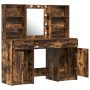 Conjunto de Mesas de Tocador de 3 Piezas Roble Ahumado Madera de Alta Calidad de , Tocadores para dormitorios - Ref: Foro24-3...