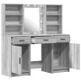 Conjunto de tocador de 3 piezas en gris Sonoma de madera elaborada de , Tocadores para dormitorios - Ref: Foro24-3334295, Pre...