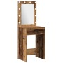 Conjunto de Mesa de Tocador Set de 3 Madera Vieja Madera Elaborada de , Tocadores para dormitorios - Ref: Foro24-3334297, Pre...