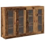 Gabinetes Montados en la Pared 2 pcs Madera Vieja 69.5x34x90 cm Madera Ingienerizada de , Aparadores - Ref: Foro24-3334299, P...