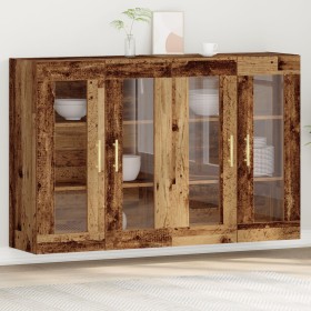 Armario Montado en la Pared Set de 2 Madera Vieja Madera Maciza de , Aparadores - Ref: Foro24-3334305, Precio: 198,13 €, Desc...