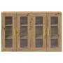 Armario montado en la pared Juego de 2 Roble artesanal de , Aparadores - Ref: Foro24-3334306, Precio: 198,13 €, Descuento: %