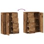 Aparador Set de 2 Madera vieja Madera maciza Aparador de , Aparadores - Ref: Foro24-3334311, Precio: 182,83 €, Descuento: %