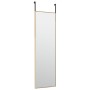 Espejo de puerta cristal y aluminio negro 30x80 cm en Espejos | Comprar online en Foru.es