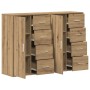 Buffet Set de 2 Roble artesanal MDF, Tablero de partículas Grande de , Aparadores - Ref: Foro24-3334312, Precio: 184,89 €, De...