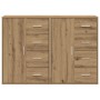 Buffet Set de 2 Roble artesanal MDF, Tablero de partículas Grande de , Aparadores - Ref: Foro24-3334312, Precio: 184,89 €, De...