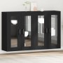 Gabinete Montado en la Pared Conjunto de 2 Roble Negro de , Aparadores - Ref: Foro24-3334316, Precio: 208,81 €, Descuento: %