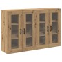 Gabinete Montado en la Pared Set de 2 Roble Artesanal de , Aparadores - Ref: Foro24-3334315, Precio: 197,02 €, Descuento: %
