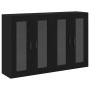 Gabinete Montado en la Pared Conjunto de 2 Roble Negro de , Aparadores - Ref: Foro24-3334316, Precio: 208,81 €, Descuento: %