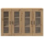 Gabinete Montado en la Pared Set de 2 Roble Artesanal de , Aparadores - Ref: Foro24-3334315, Precio: 197,02 €, Descuento: %