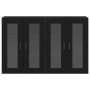 Gabinete Montado en la Pared Conjunto de 2 Roble Negro de , Aparadores - Ref: Foro24-3334316, Precio: 208,81 €, Descuento: %