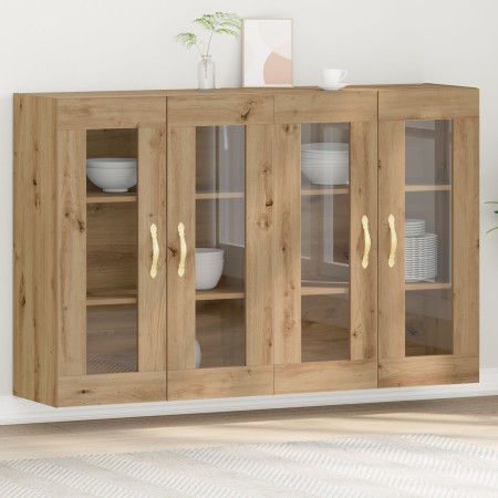 Cajonera Montada en la Pared Set de 2 Roble Artesanal de , Aparadores - Ref: Foro24-3334318, Precio: 186,78 €, Descuento: %