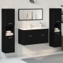 Conjunto de Muebles de Baño Set de 3 Roble Negro Madera de Calidad de , Muebles de baño - Ref: Foro24-3334325, Precio: 224,76...