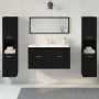 Conjunto de Muebles de Baño Set de 3 Roble Negro Madera de Calidad de , Muebles de baño - Ref: Foro24-3334325, Precio: 224,76...
