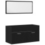 Conjunto de Muebles de Baño Set de 3 Roble Negro Madera de Calidad de , Muebles de baño - Ref: Foro24-3334325, Precio: 224,76...