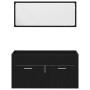 Conjunto de Muebles de Baño Set de 3 Roble Negro Madera de Calidad de , Muebles de baño - Ref: Foro24-3334325, Precio: 224,76...