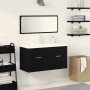 Conjunto de Muebles para Baño Set de 2 Roble Negro de , Muebles de baño - Ref: Foro24-3334330, Precio: 356,94 €, Descuento: %