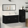 Juego de Muebles de Baño Set de 3 Roble negro de , Muebles de baño - Ref: Foro24-3334334, Precio: 133,74 €, Descuento: %