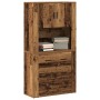 Highboard Madera Envejecida 80x33x150 cm Madera Estratificada de , Aparadores - Ref: Foro24-3334343, Precio: 178,60 €, Descue...