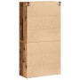 Highboard Madera Envejecida 80x33x150 cm Madera Estratificada de , Aparadores - Ref: Foro24-3334343, Precio: 178,60 €, Descue...