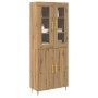 Highboard Artisan Oak 69.5x34x180 cm Madera Elaborada de , Aparadores - Ref: Foro24-3334347, Precio: 179,24 €, Descuento: %